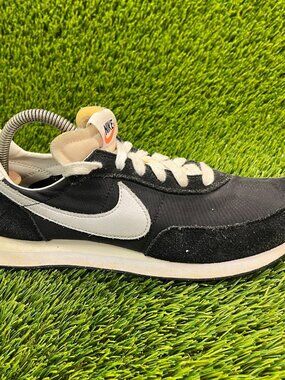 Nike Waffle Trainer 2 Boys Size 6.5Y Black Walking Running Shoes Sneakers